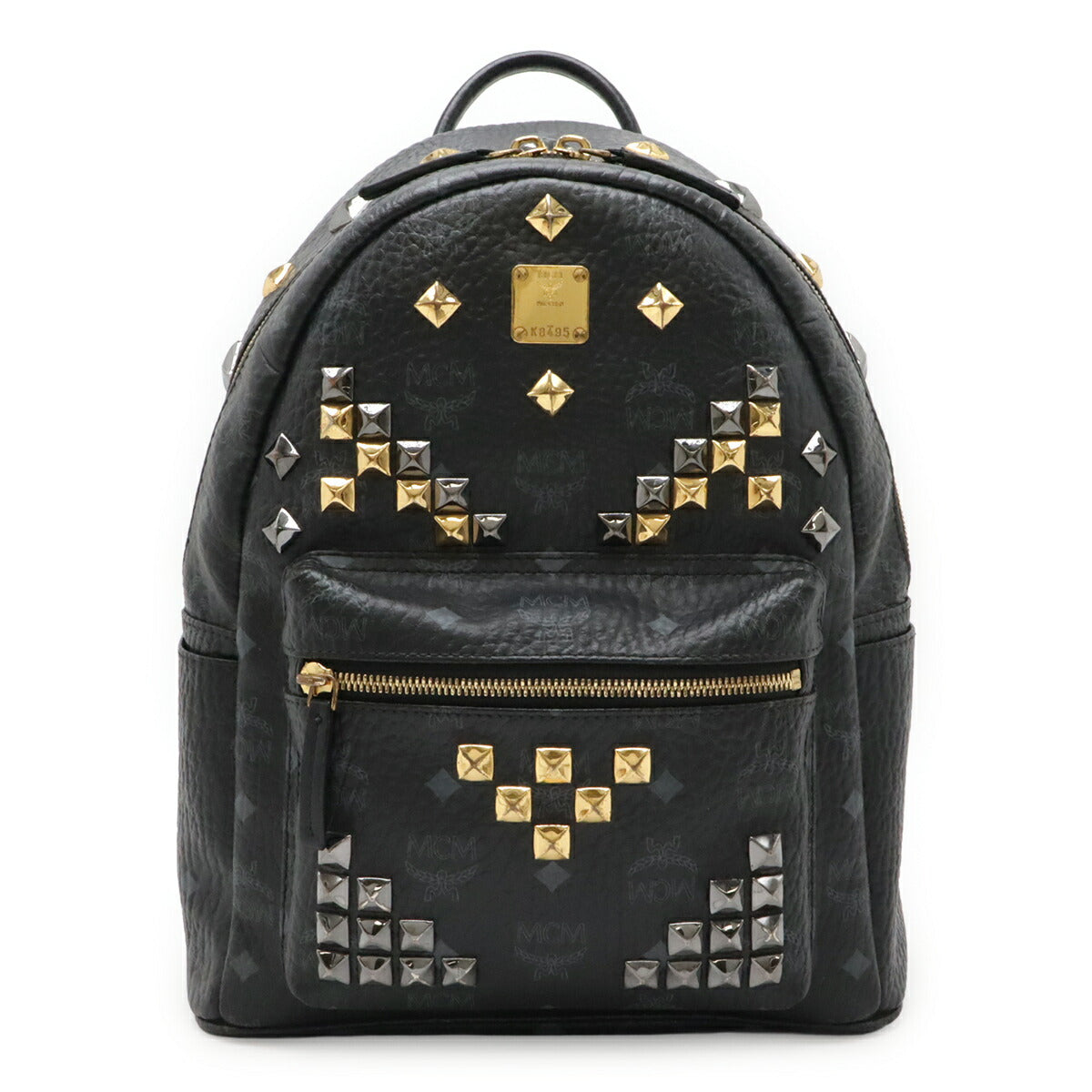 MCM Visetos Coated Canvas Backpack