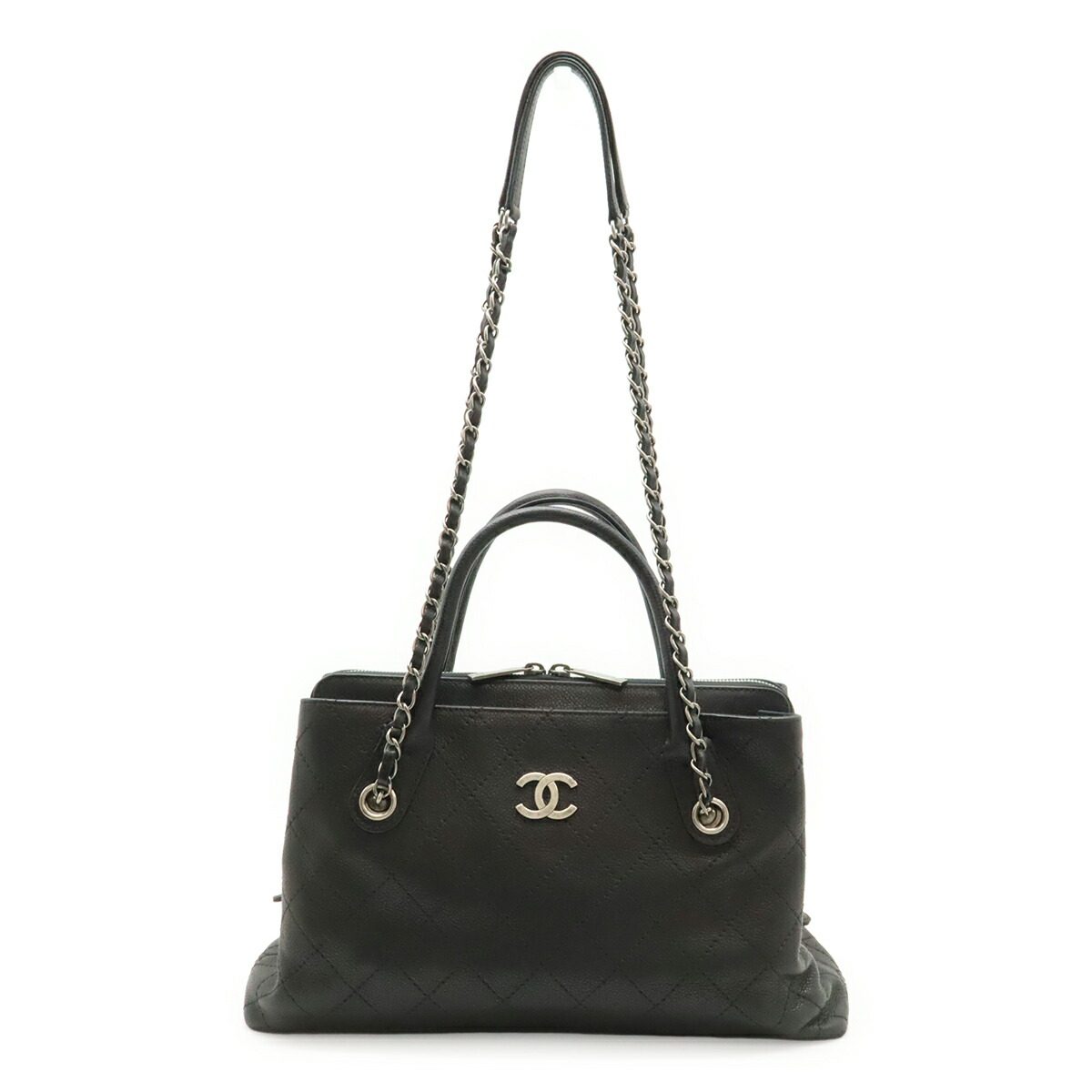 Chanel Caviar Leather 2way Handbag