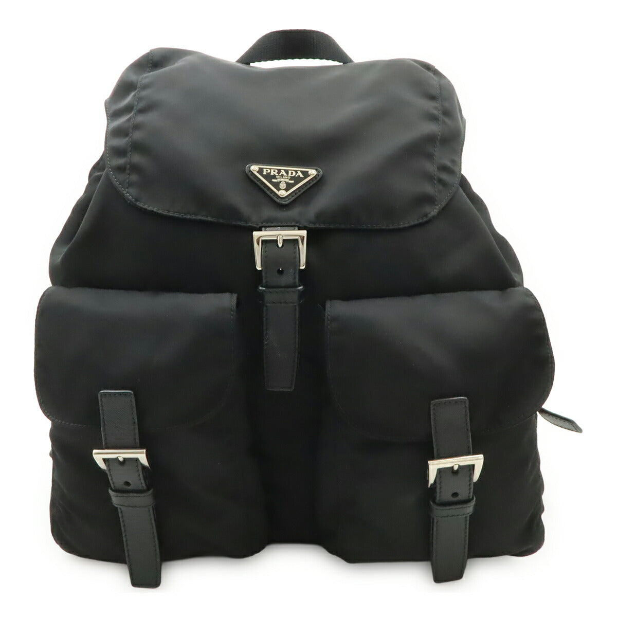 Prada Nylon Leather Backpack