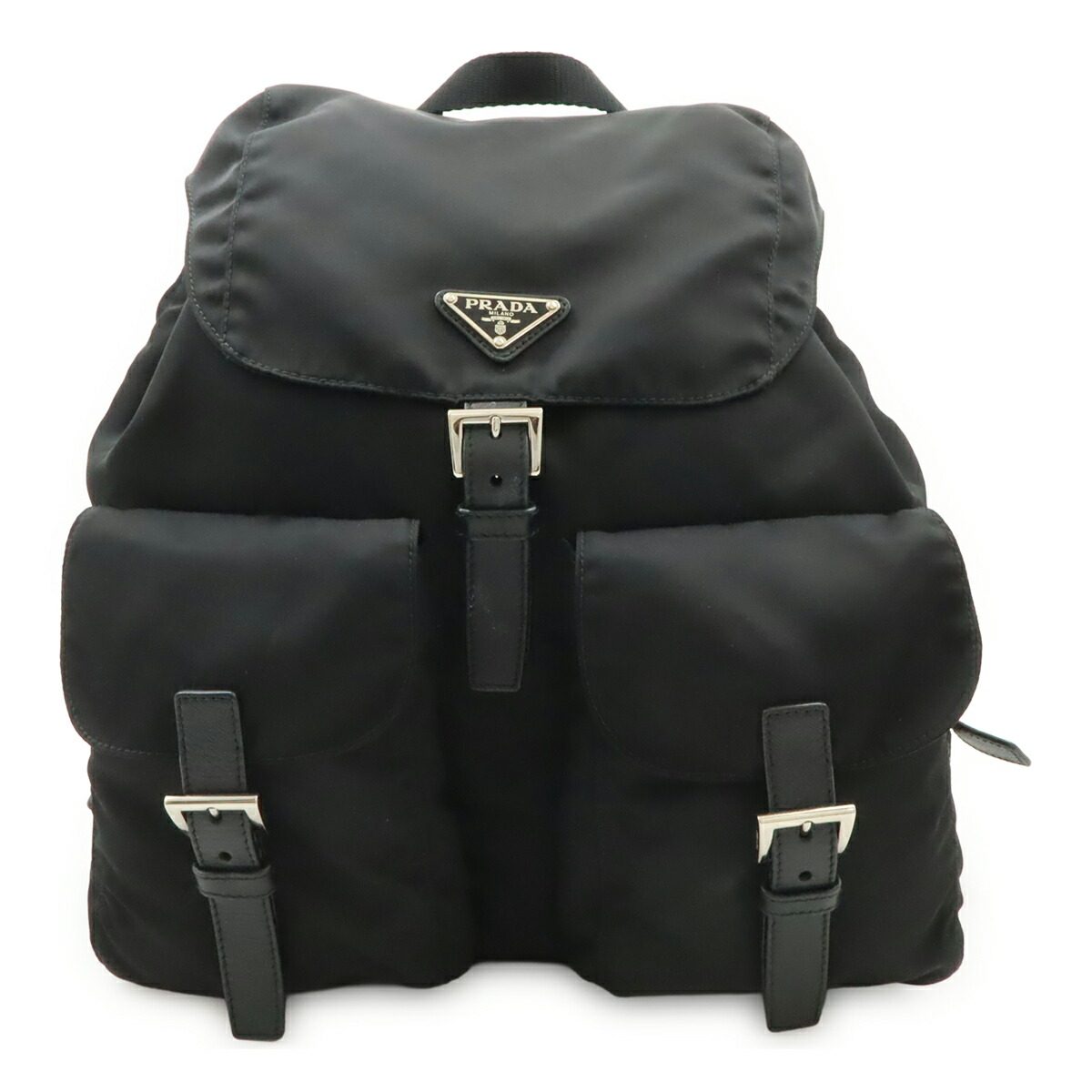 Prada Nylon Leather Backpack