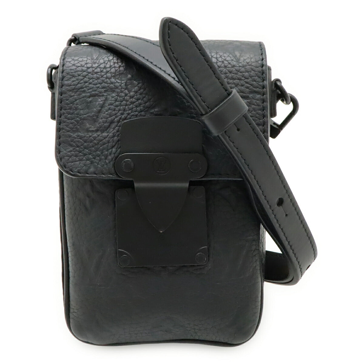 Louis Vuitton S Lock Vertical Wearable Wallet Monogram Taurillon Shoulder Bag