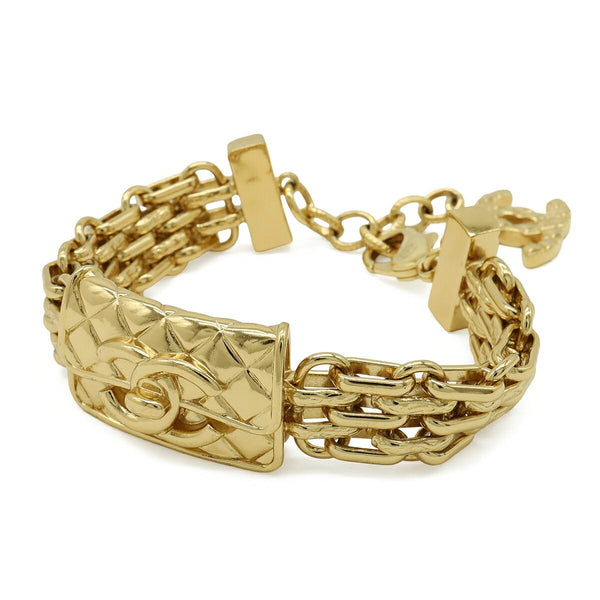 Chanel Matelasse Coco Mark Bracelet