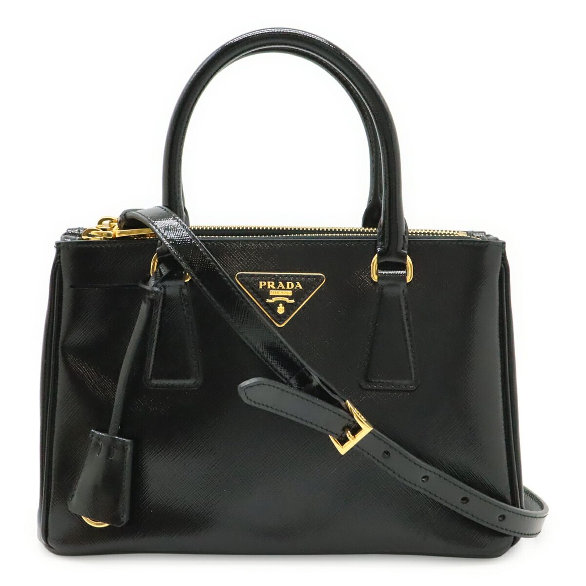 Prada Galleria Patent Leather 2way Bag