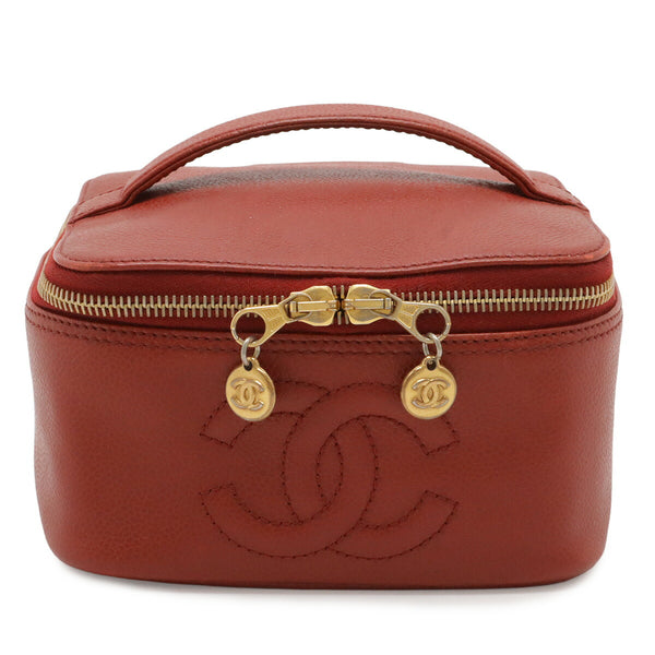 Chanel Caviar Skin Vanity Bag