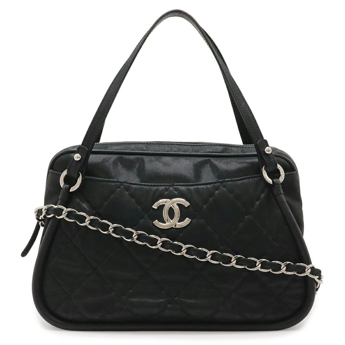 CHANEL Wild Stitch Sparkle Leather 2way Bag