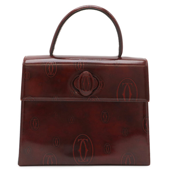 Cartier Happy Birthday Patent Calf Handbag