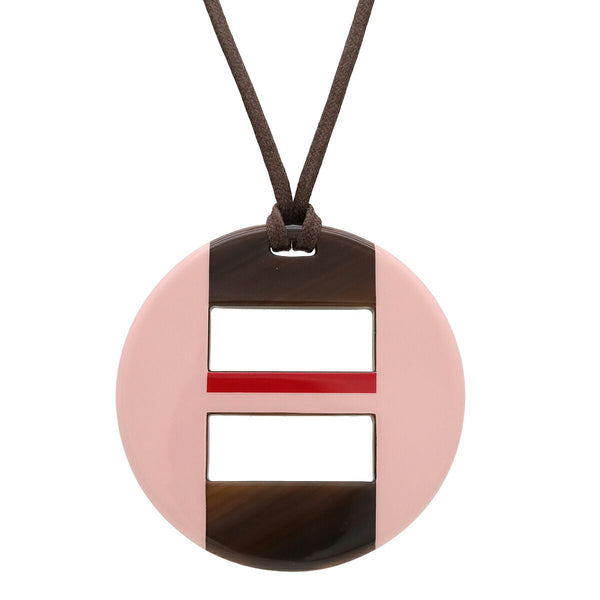 Hermes H Equip Buffalo Horn Lacquer Necklace