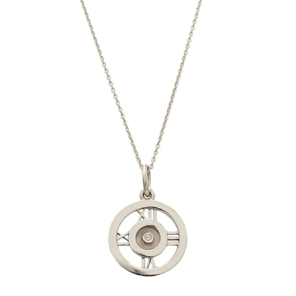 Tiffany & Co. Atlas Silver Diamond Necklace
