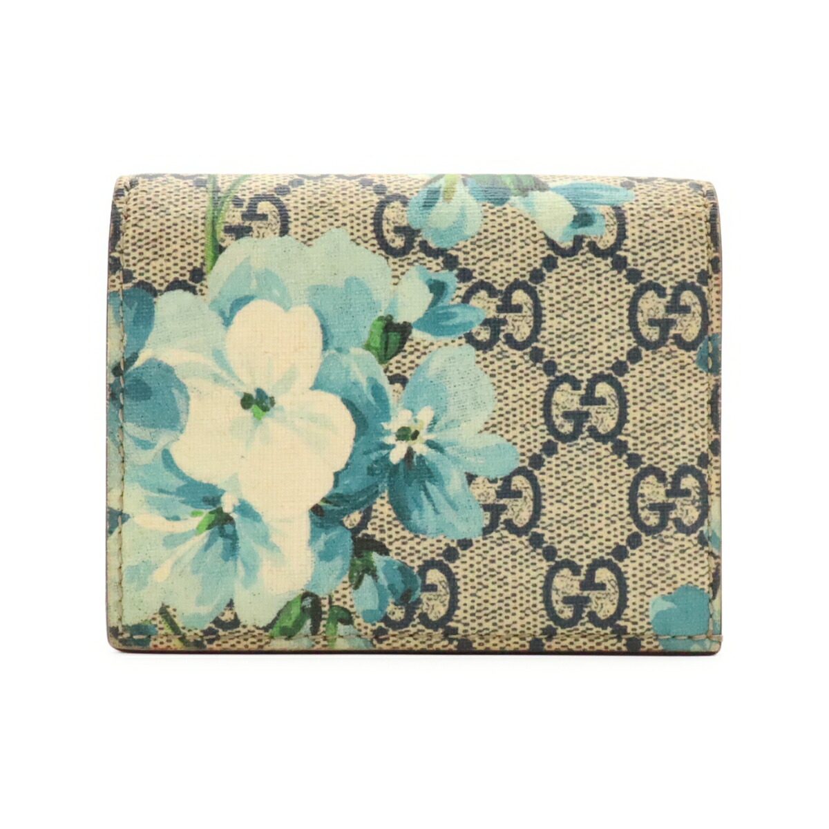 Gucci GG Blooms GG Supreme Card Case