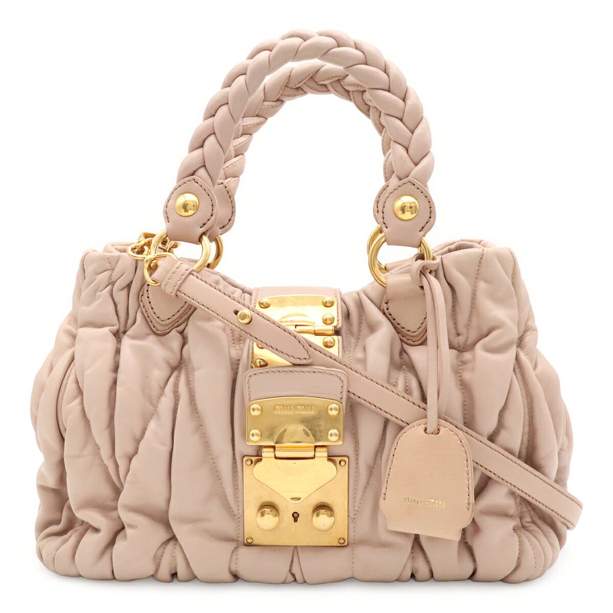 Miu Miu Leather 2way Handbag