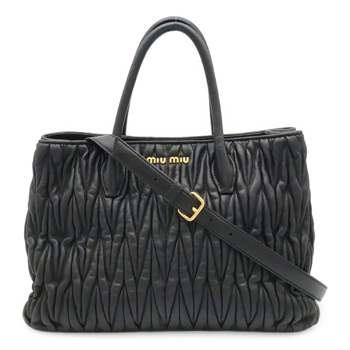 Miu Miu Matelasse Leather 2way Bag
