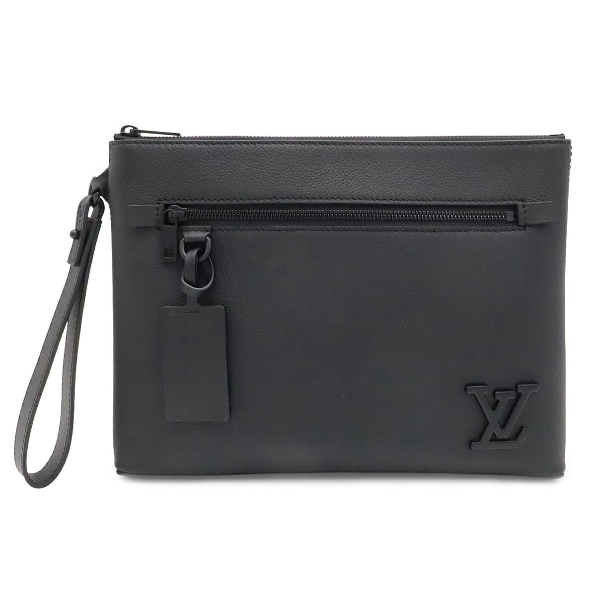 Louis Vuitton Aerogram Takeoff Leather Clutch Bag