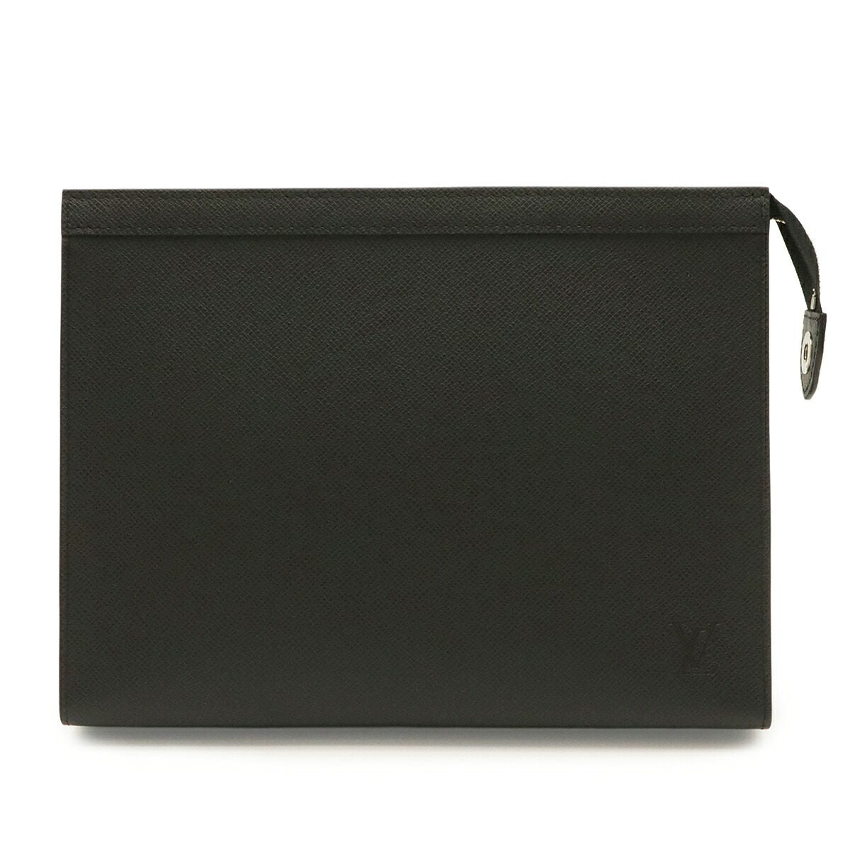 Louis Vuitton Pochette Voyage MM Taiga Leather Clutch Bag