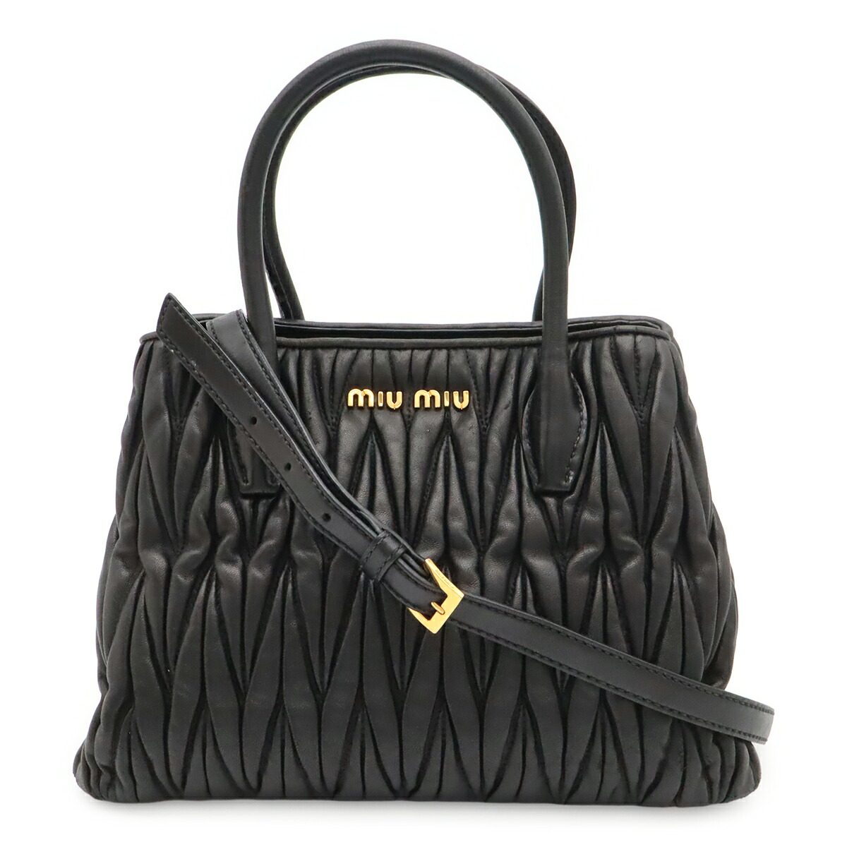 Miu Miu Matelasse Leather 2way Bag