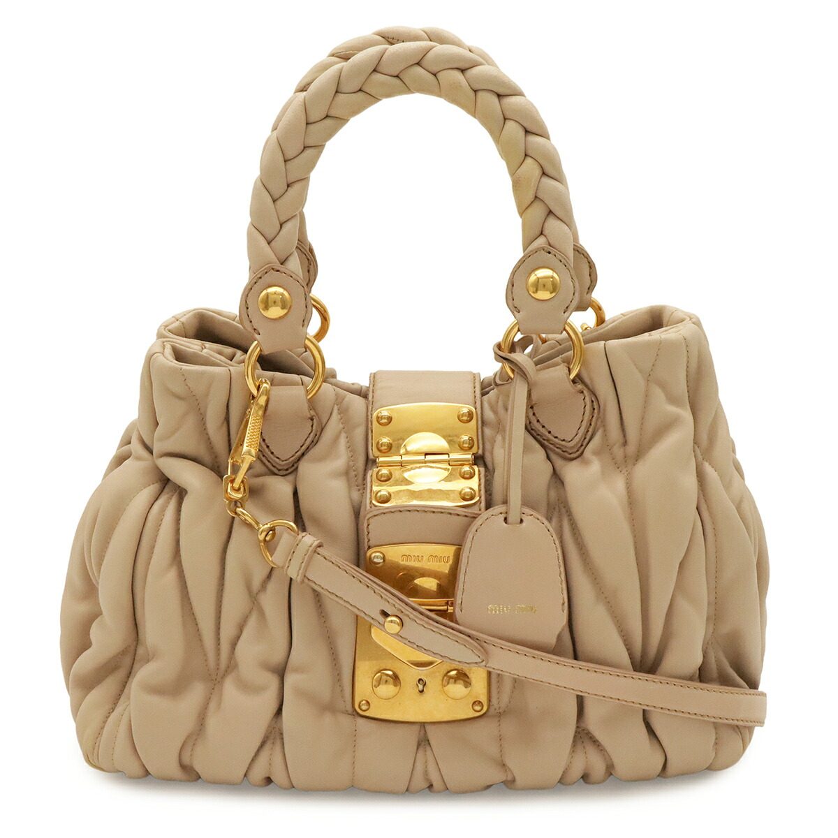 Miu Miu Leather 2way Bag