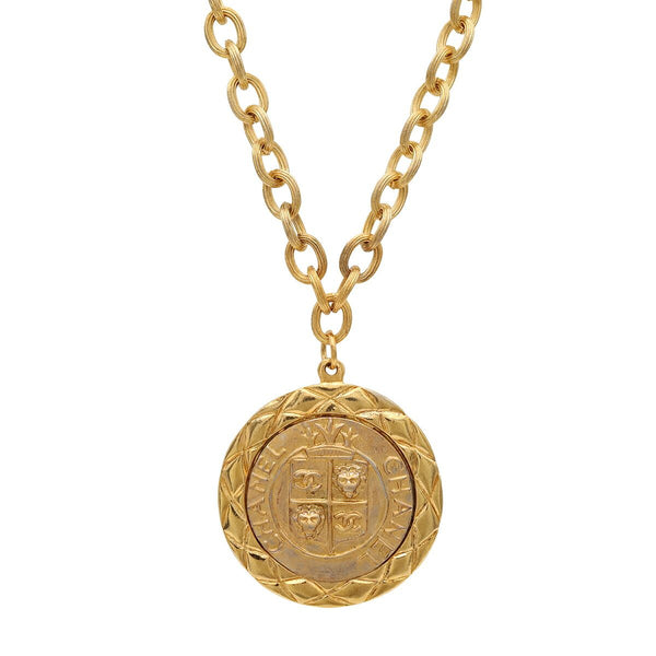 Chanel Medallion Lion Necklace