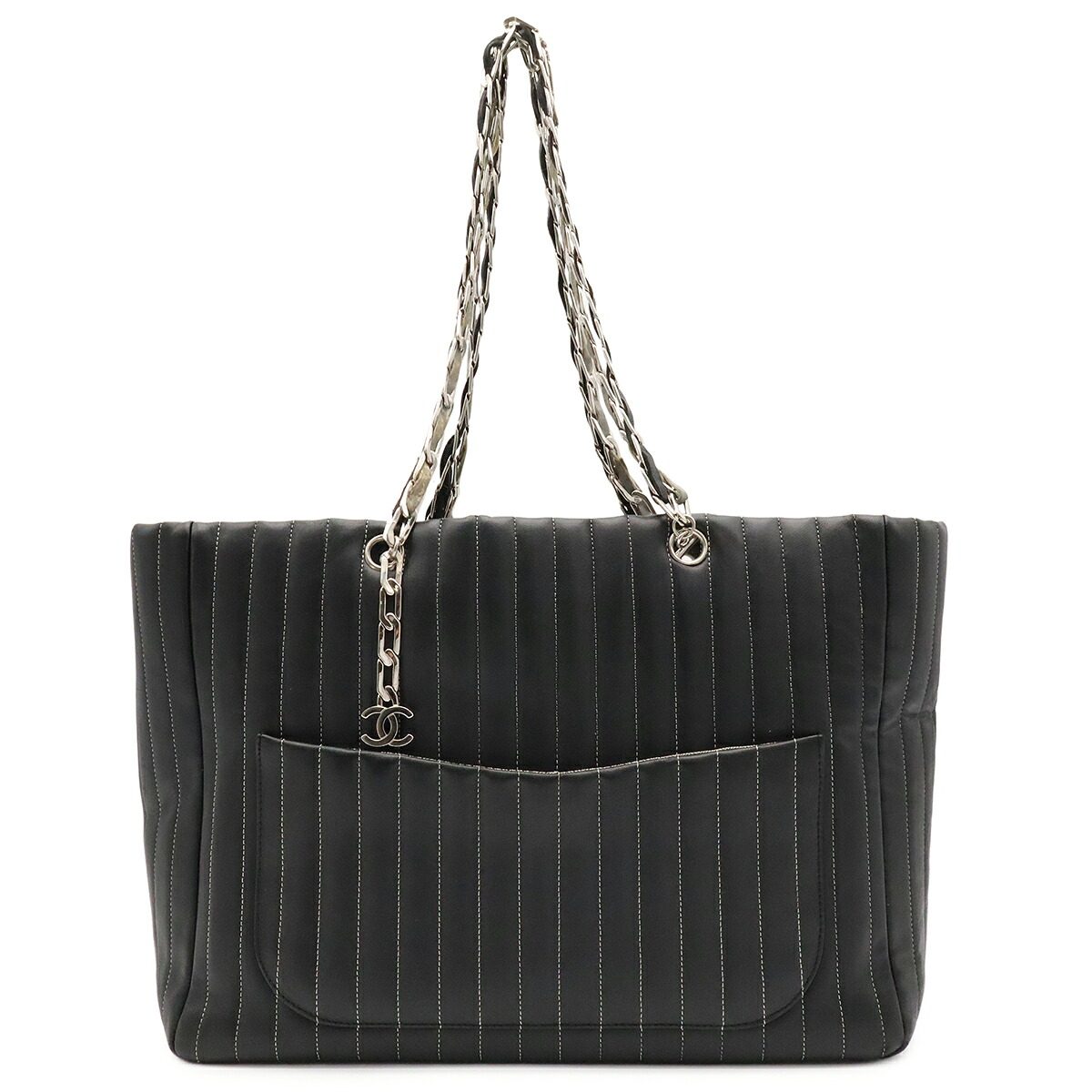 Chanel New Mademoiselle Leather Tote Bag