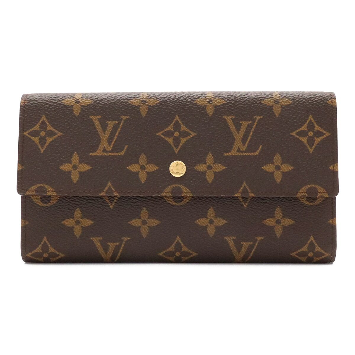 Louis Vuitton Monogram Long Trifold Wallet