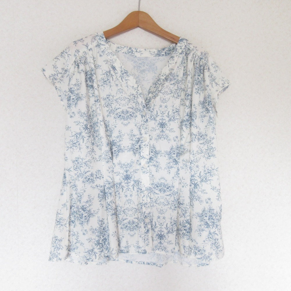 BEAMS HEART Printed Peplum Top