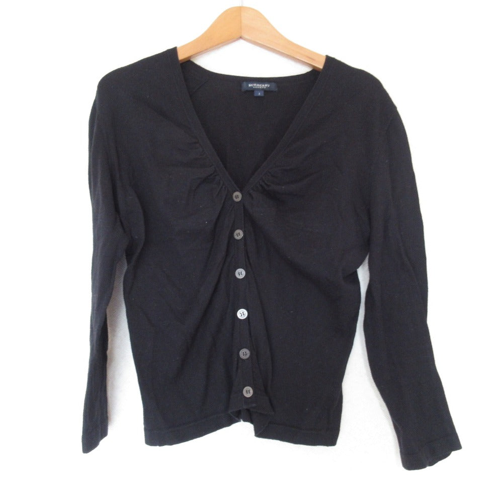 Burberry Stretch Silk Blend Knit Cardigan