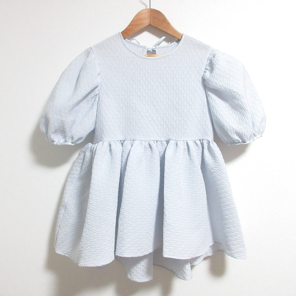BLUELEA ブルレア Embroidery jacquard bluelea Jacquard blouse