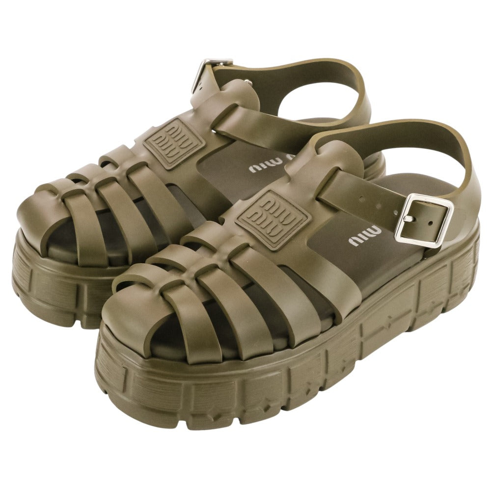 Miu Miu Platform Fisherman Sandals