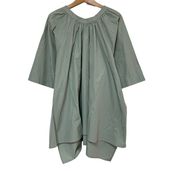 MACHATT Back Ribbon Flare Blouse