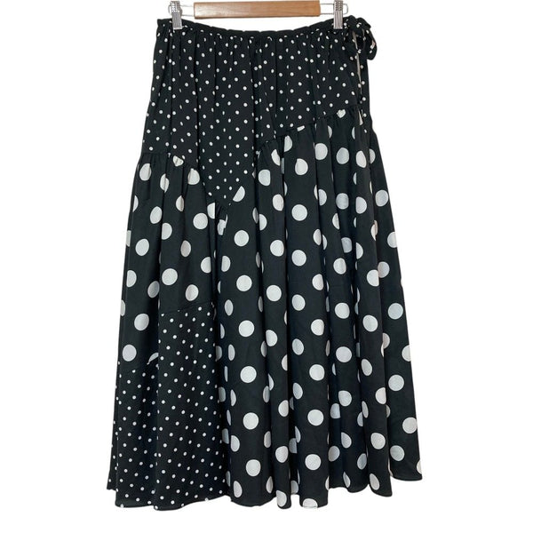 MACHATT Asymmetry Dot Flare Skirt