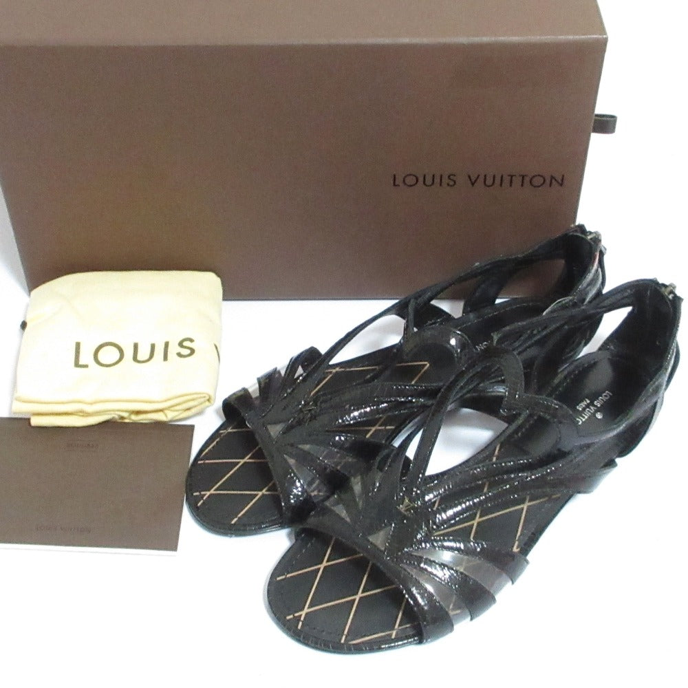 Louis Vuitton Heart Cutwork Leather Sandals