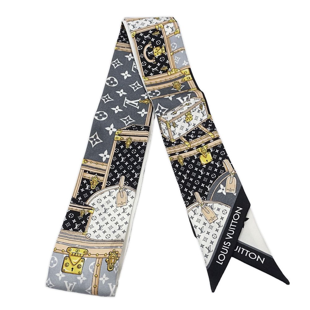 Louis Vuitton Bandeau BB Let's Go Silk Scarf