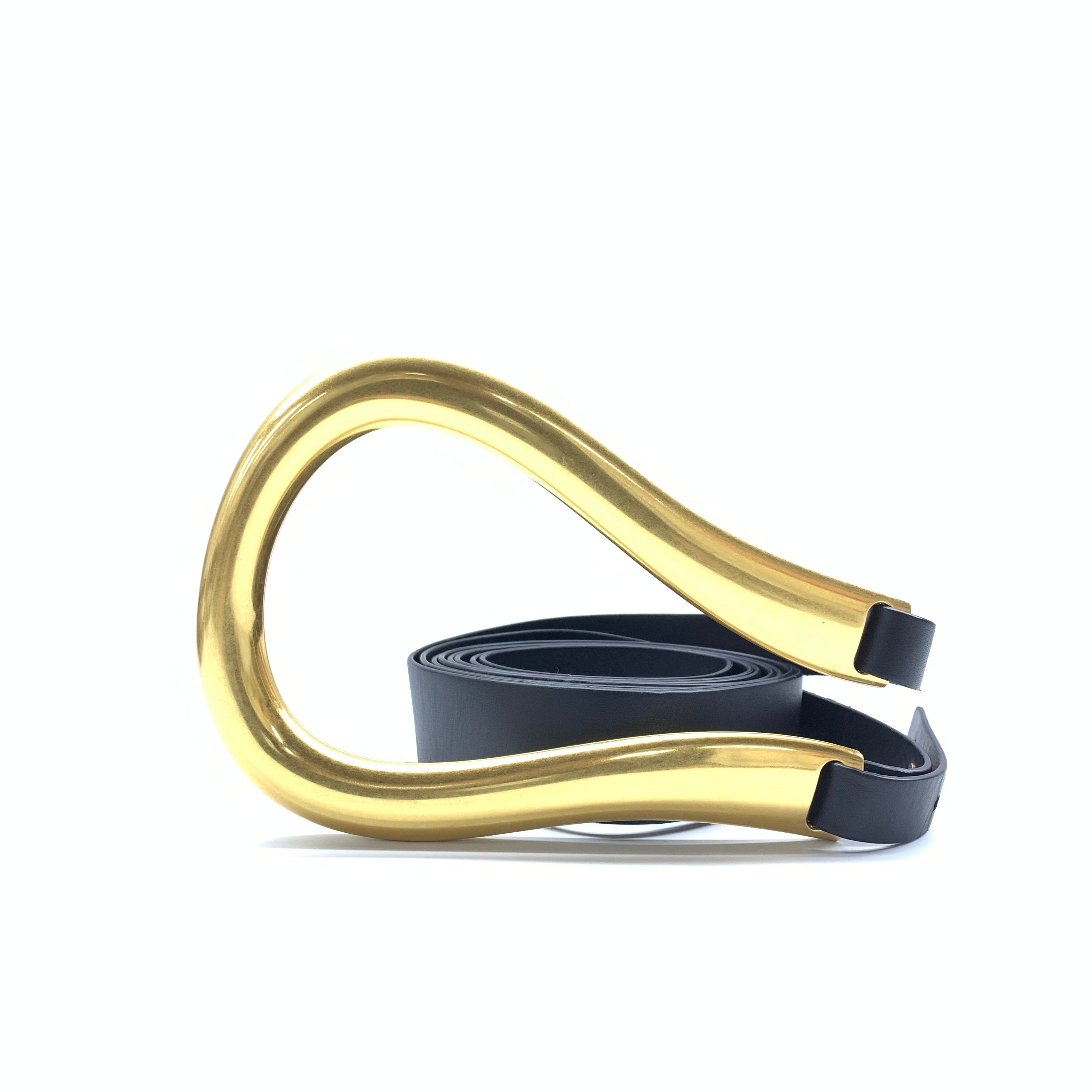 Bottega Veneta Horseshoe Leather Belt