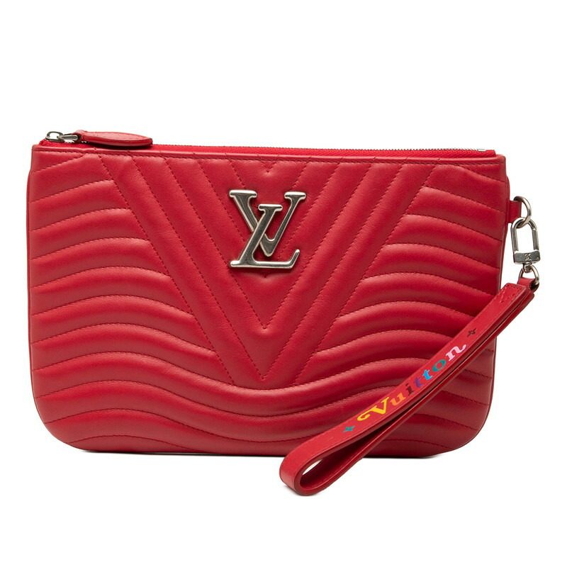 Louis Vuitton New Wave Leather Clutch Bag