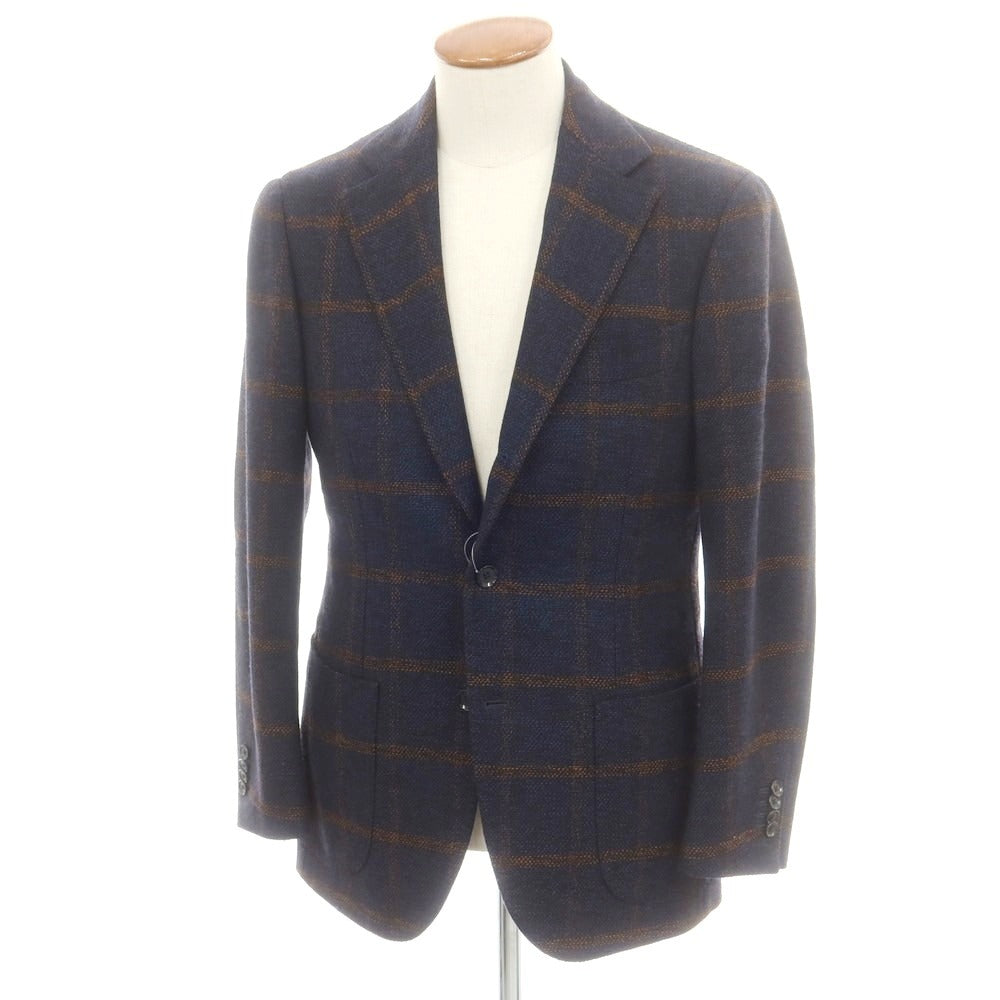 RING JACKET NEW BALLOON Wool Check Tailored Jacket