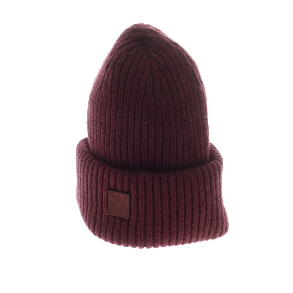 Jacob Cohen Low Gauge Wool Knit Cap