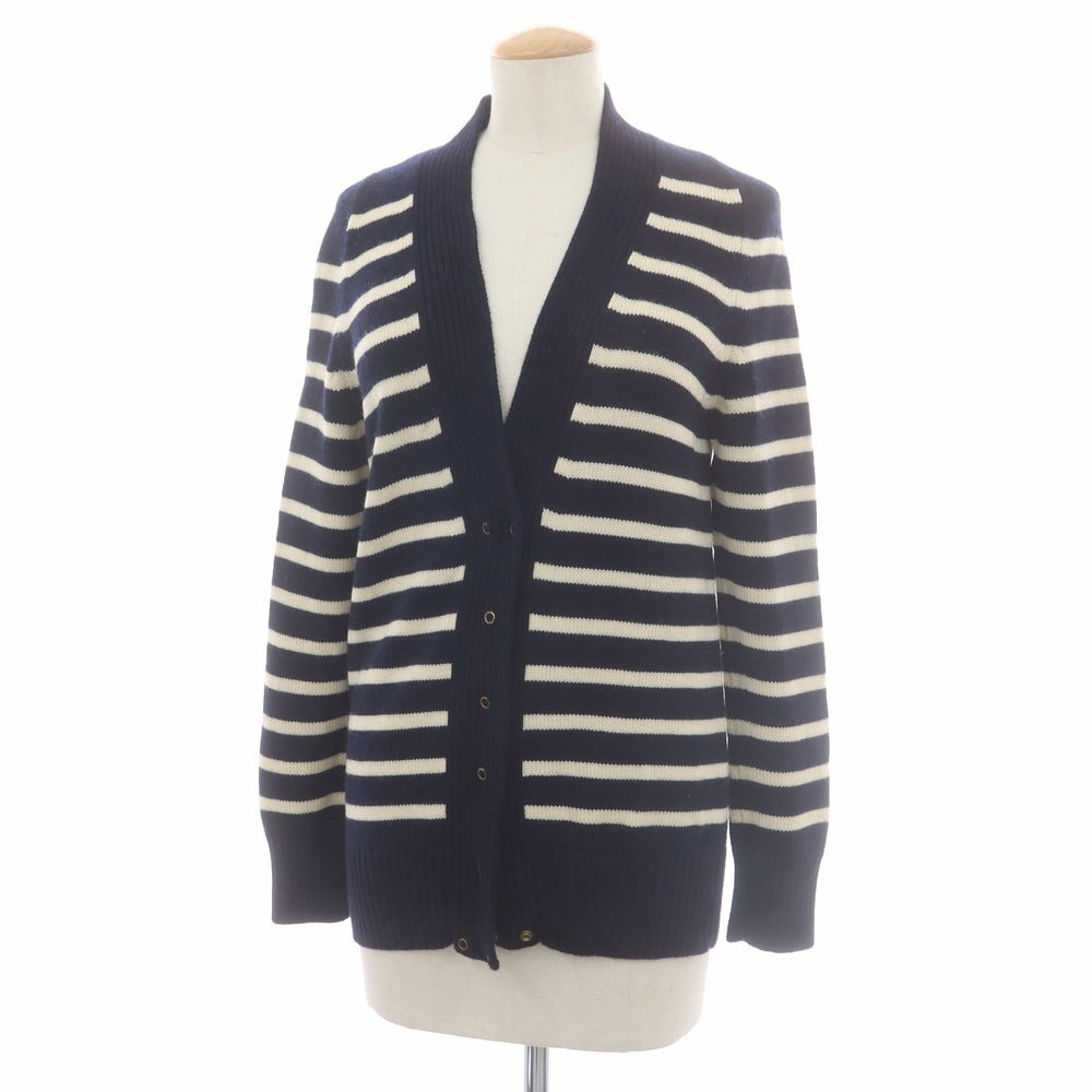 YURI PARK Wool Stripe Cardigan