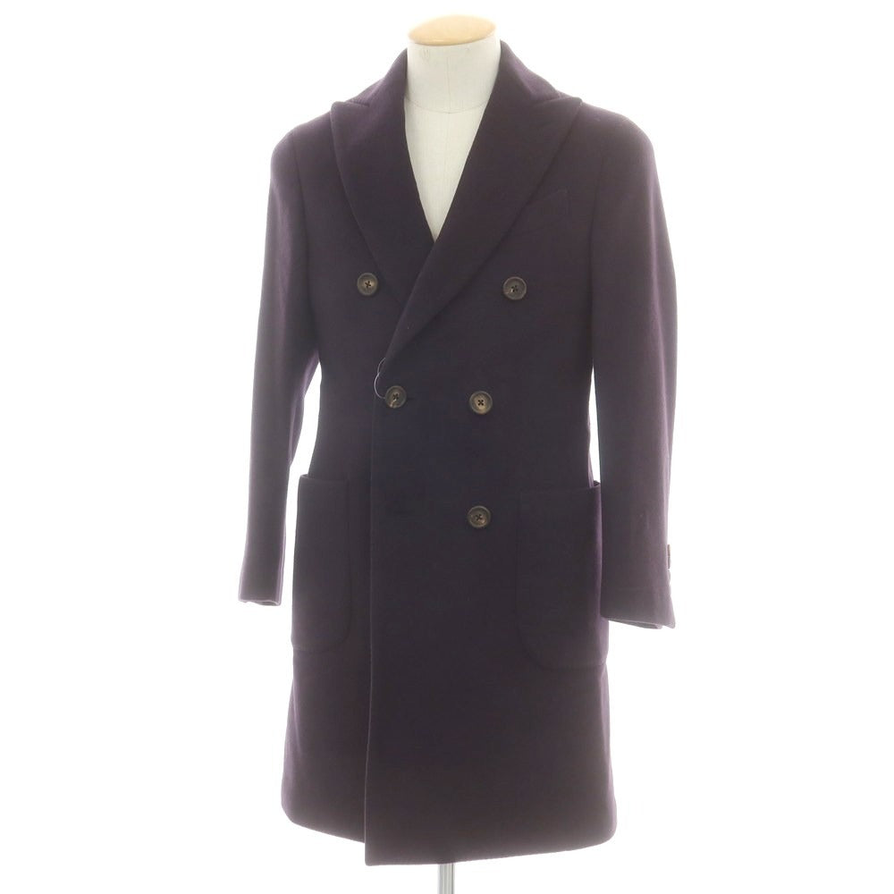 Lardini Wool Double-Breasted Coat