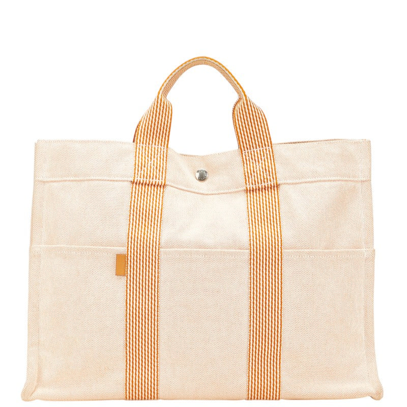 Hermes New Fourre Tout Toile Ash Tote Bag