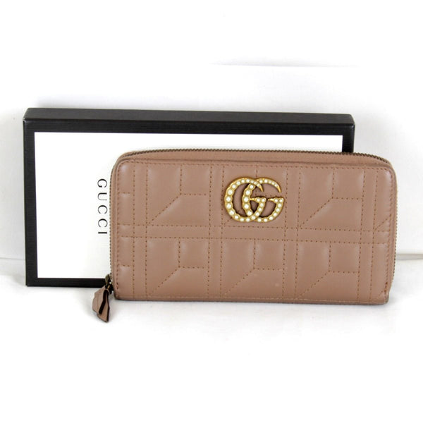 Gucci GG Marmont Leather Long Wallet