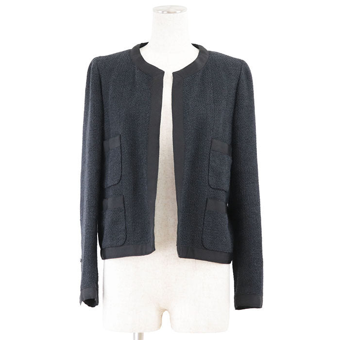 Chanel Tweed Collarless Jacket