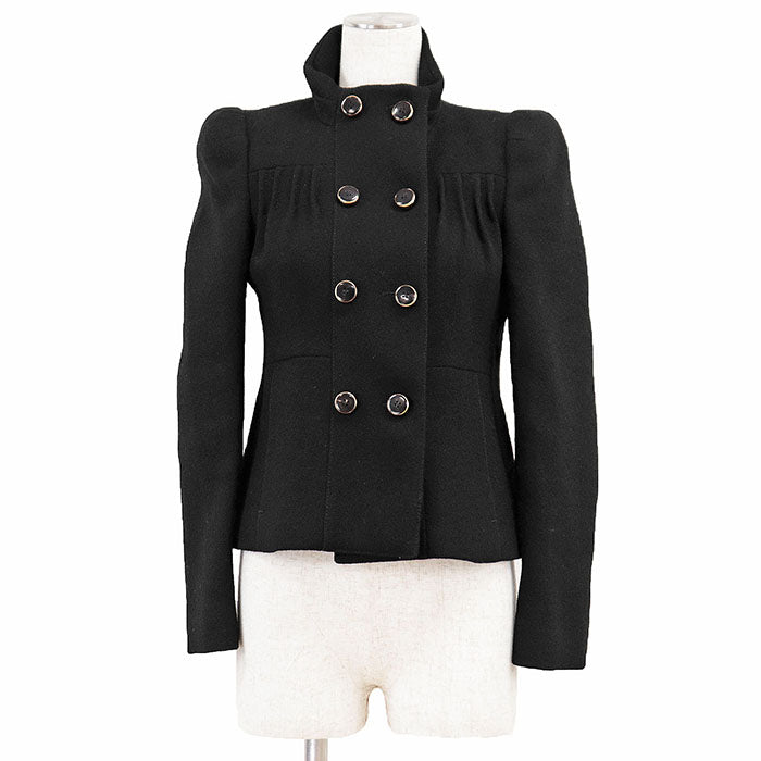 Gucci GG Logo Interlocking Jacquard Wool Jacket