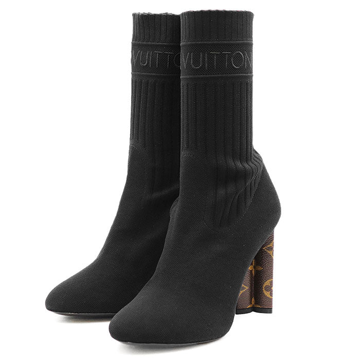 Louis Vuitton Silhouette Line Knit Ankle Boots