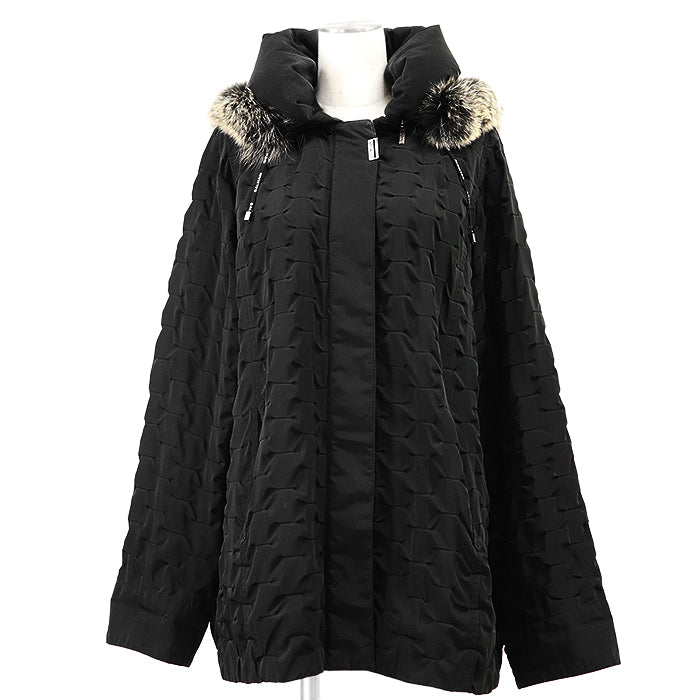 Balmain Fox Fur Down 2way Jacket