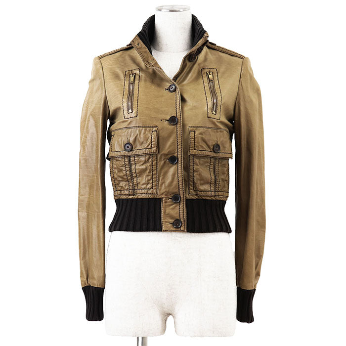 Gucci Madonna Bomber Cow Leather Jacket