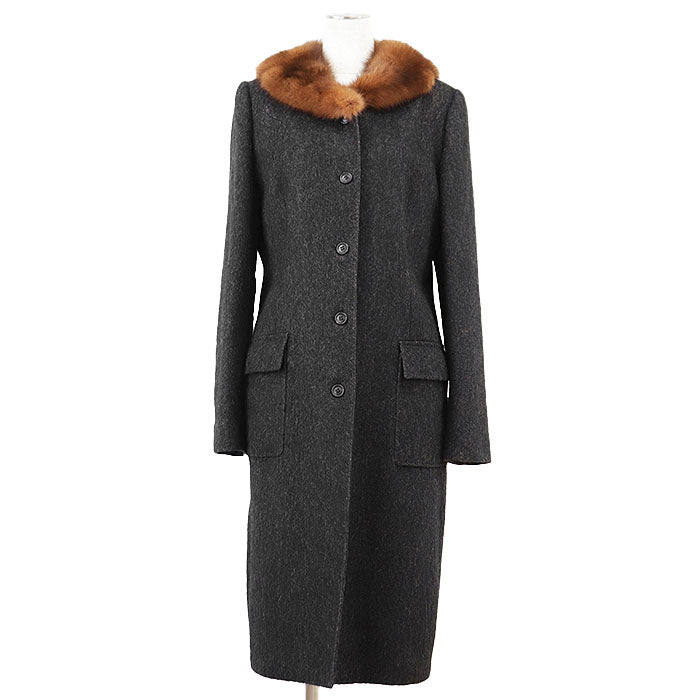 Dolce&Gabbana Canadian Sable Alpaca Coat