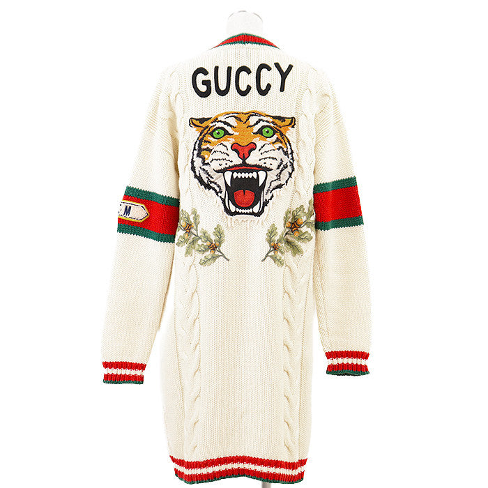 Gucci GUCCY Wool Long Cardigan