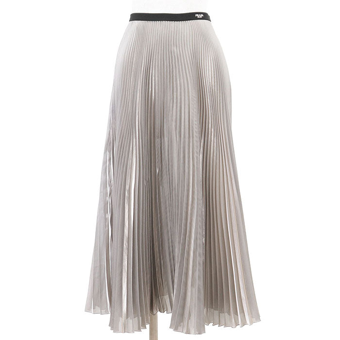 Prada Polyester Pleated Skirt