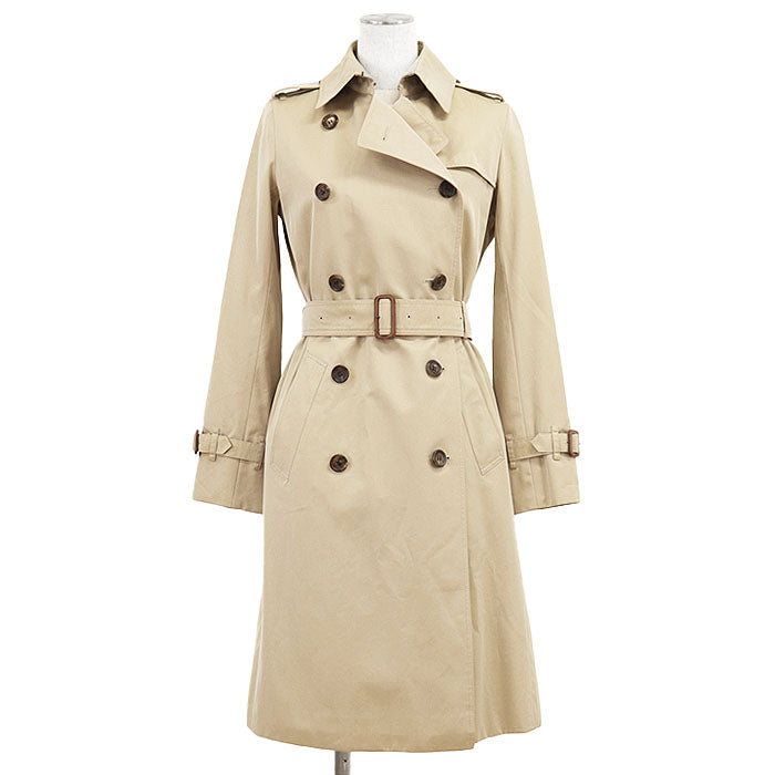 Burberry Cotton Trench Coat Wool Removable Liner Coat