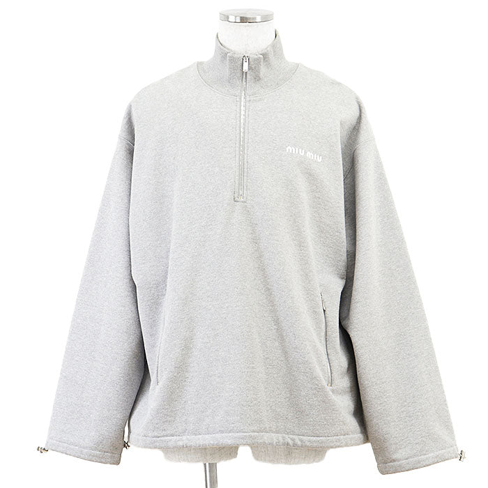 Miu Miu Embroidered Cotton Sweatshirt