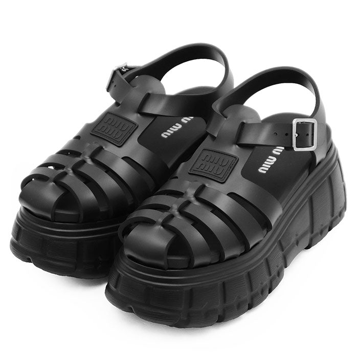 Miu Miu Soft Cage Rubber Sandals