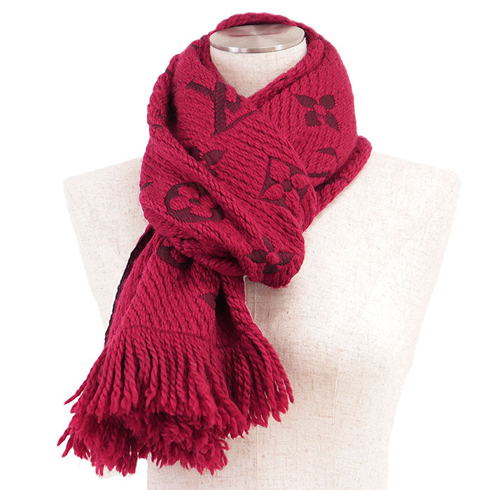 Louis Vuitton Echarpe Logomania Monogram Wool Silk Scarf